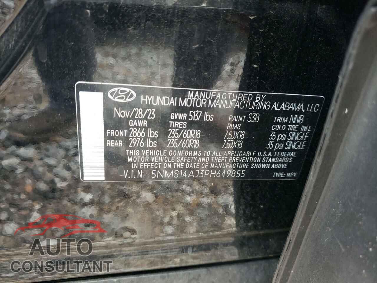 HYUNDAI SANTA FE 2023 - 5NMS14AJ3PH649855