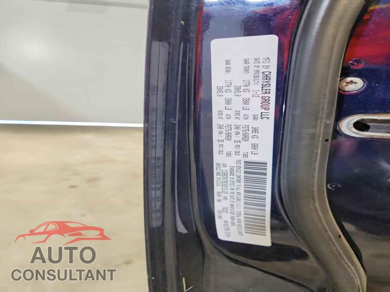 DODGE RAM 1500 2012 - 1C6RD7KT8CS215122