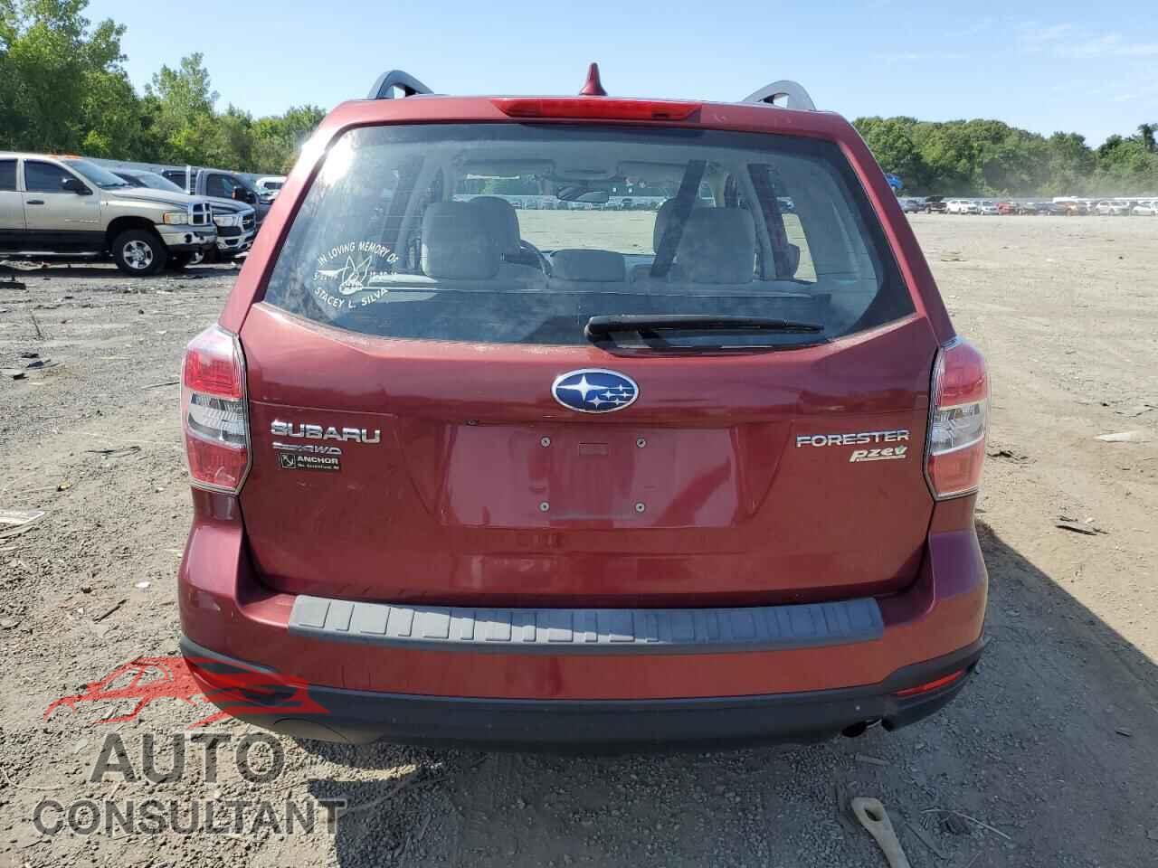 SUBARU FORESTER 2016 - JF2SJABC8GH475783