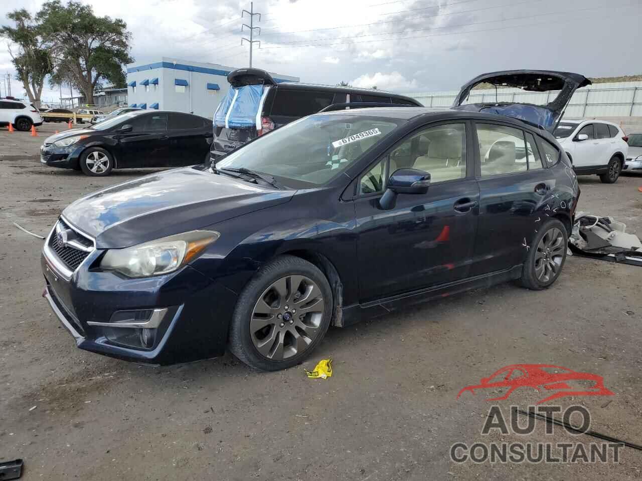 SUBARU IMPREZA 2015 - JF1GPAY61FH327046