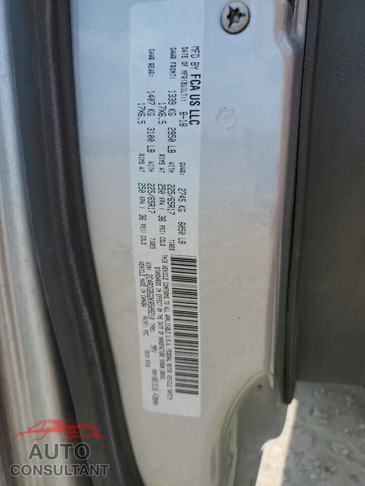 DODGE CARAVAN 2019 - 2C4RDGBG2KR509210