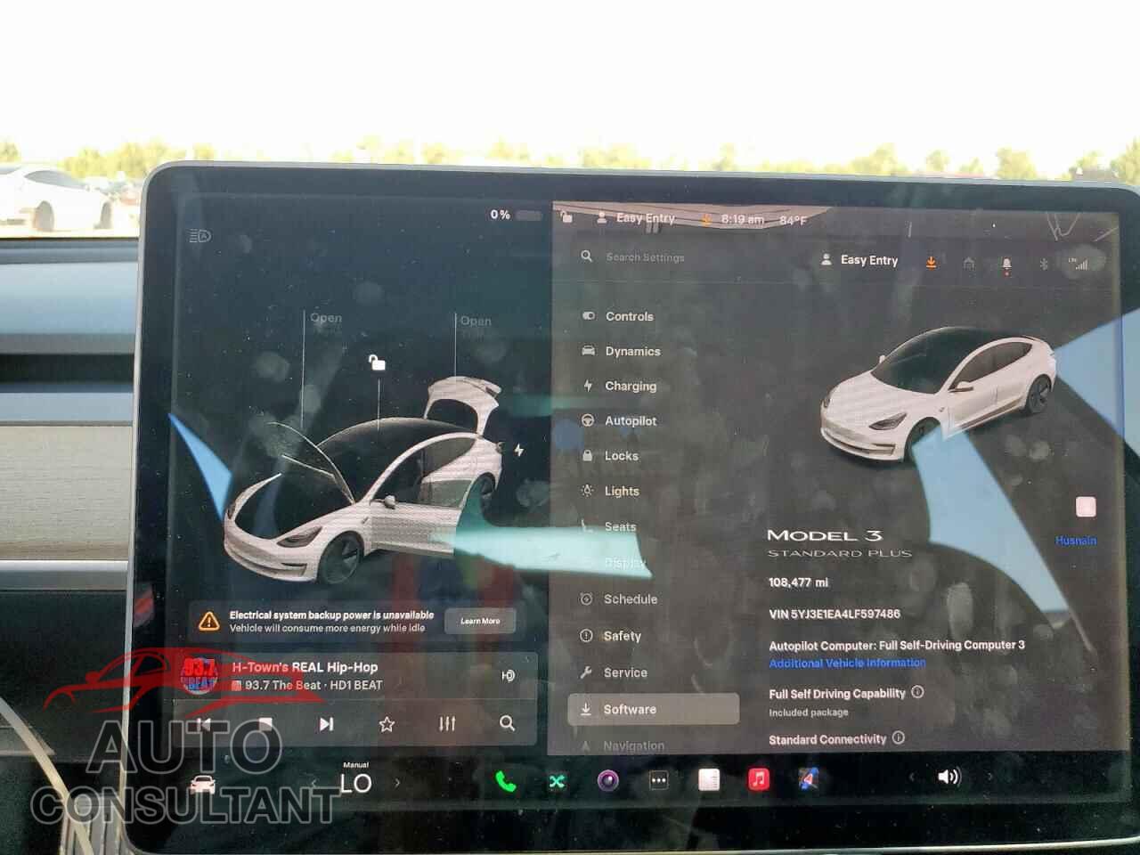 TESLA MODEL 3 2020 - 5YJ3E1EA4LF597486
