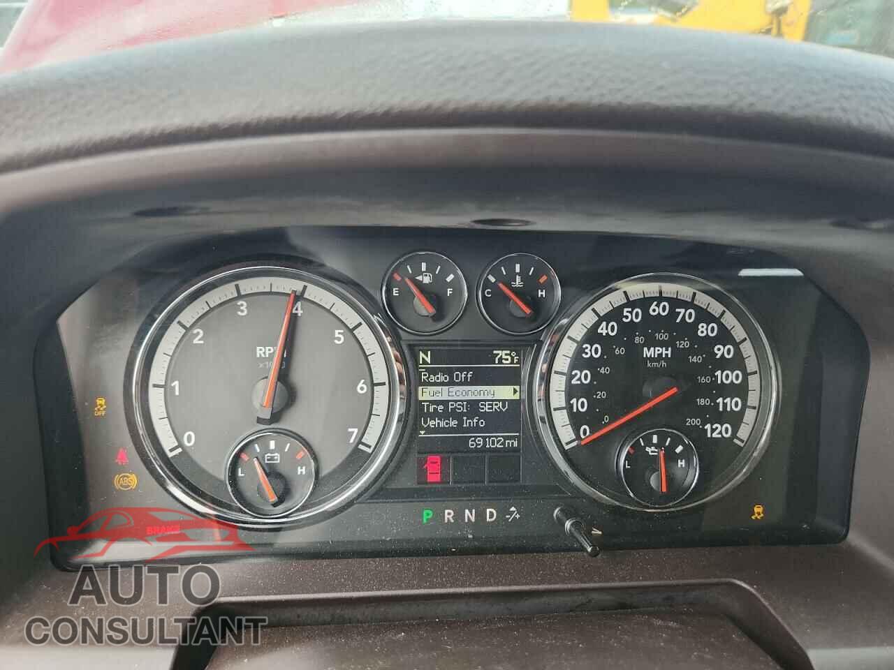 DODGE RAM 1500 2012 - 1C6RD6LT0CS101706