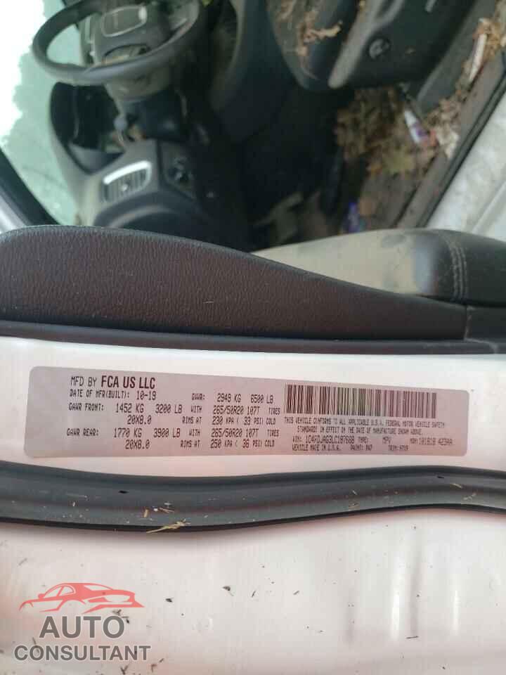DODGE DURANGO 2020 - 1C4RDJAG3LC187668