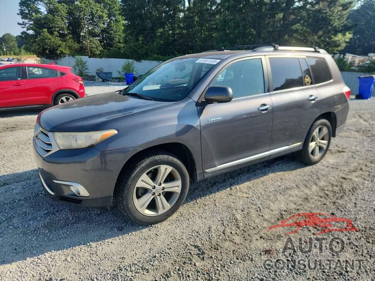 TOYOTA HIGHLANDER 2012 - 5TDYK3EH7CS050327