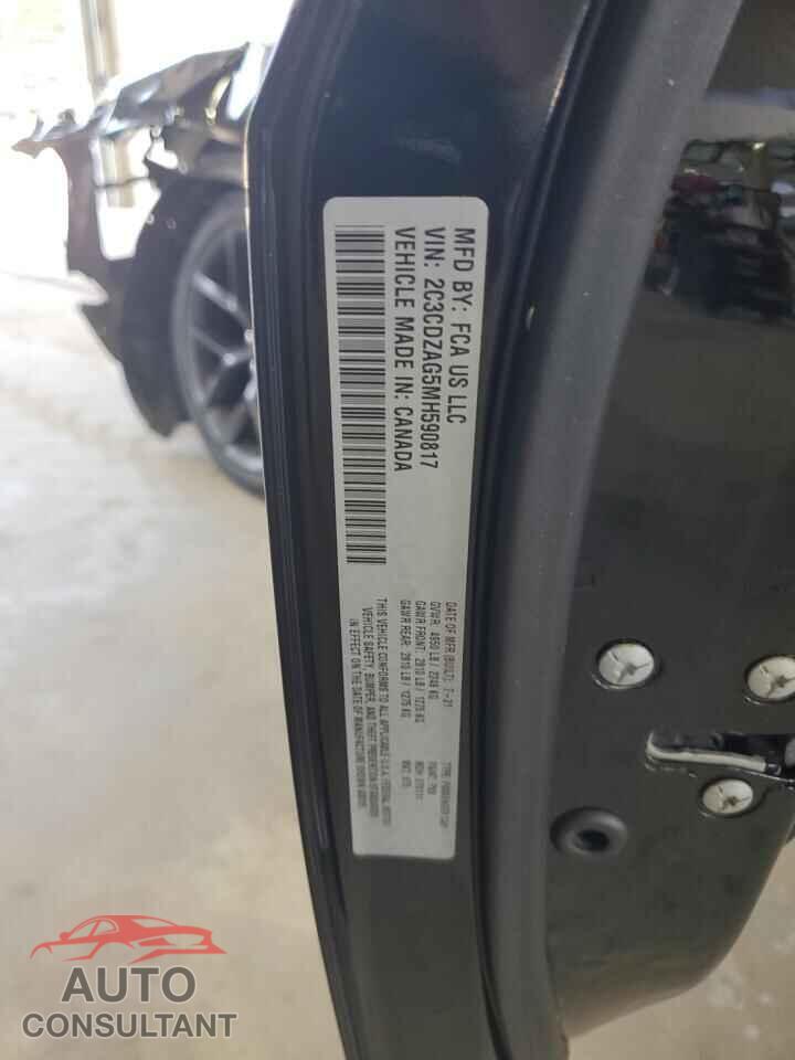 DODGE CHALLENGER 2021 - 2C3CDZAG5MH590817