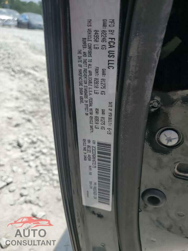 DODGE CHALLENGER 2019 - 2C3CDZAG0KH672175