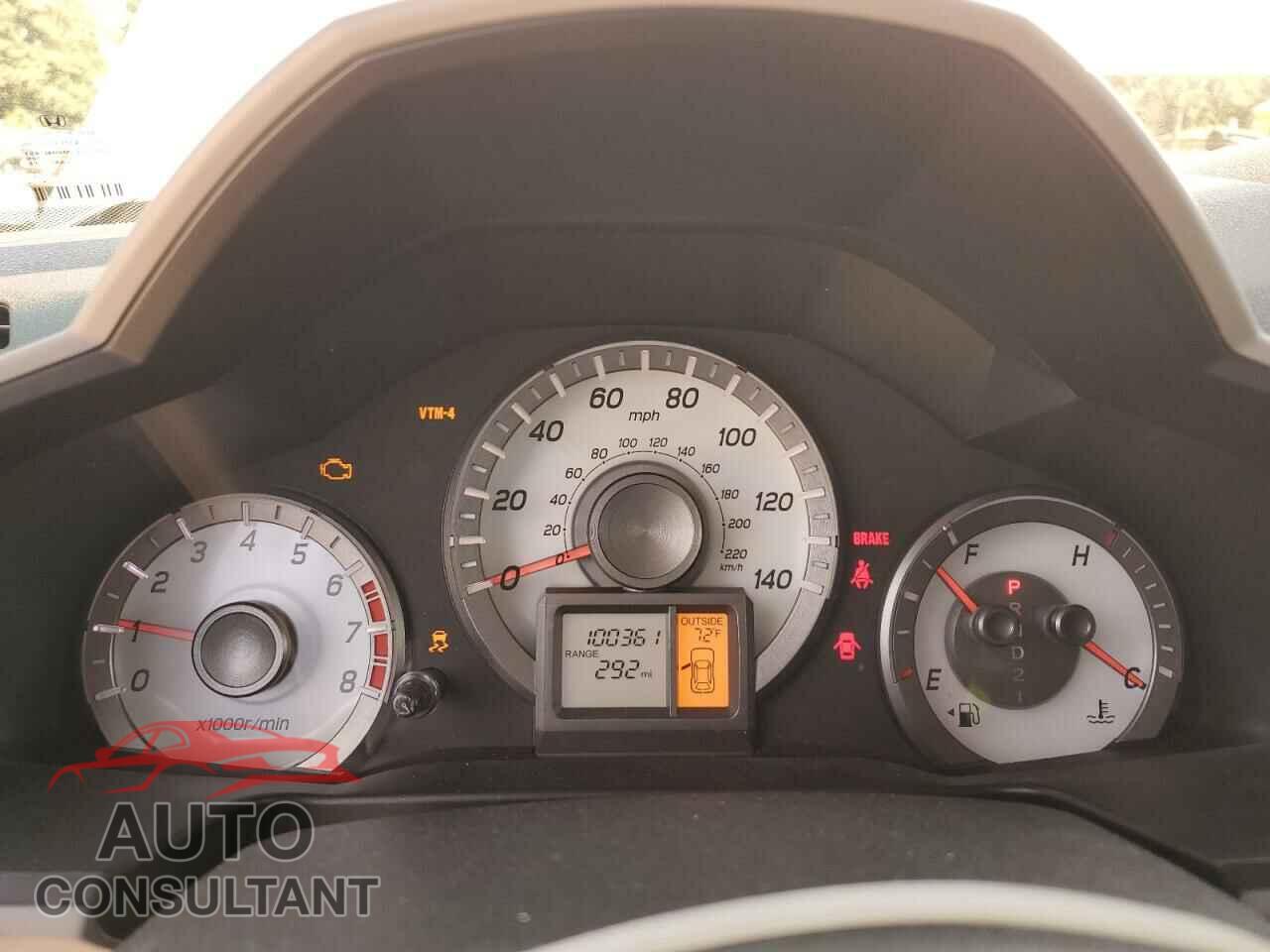 HONDA PILOT 2012 - 5FNYF4H72CB086802