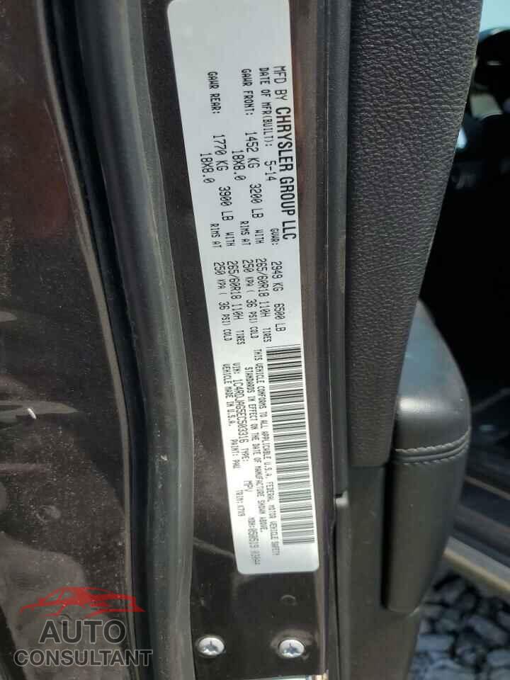 DODGE DURANGO 2014 - 1C4RDJAG5EC503316