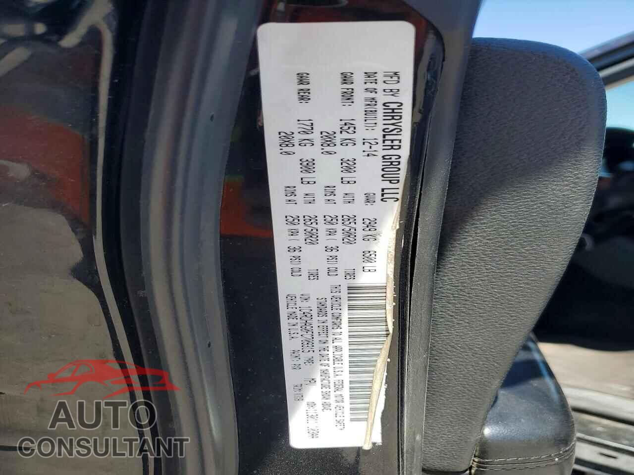 DODGE DURANGO 2015 - 1C4RDHAG0FC709315