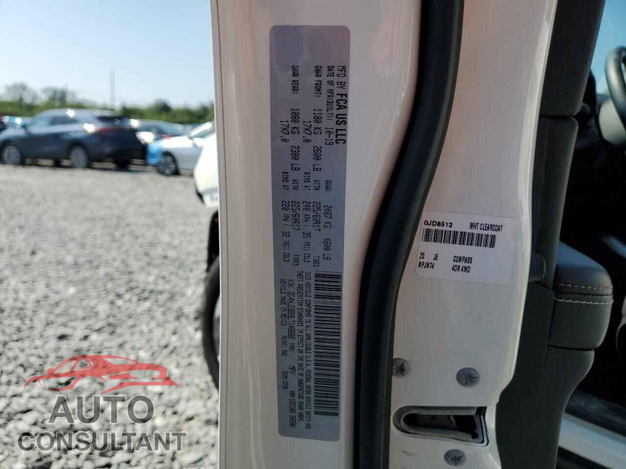 JEEP COMPASS 2020 - 3C4NJDBB9LT146686