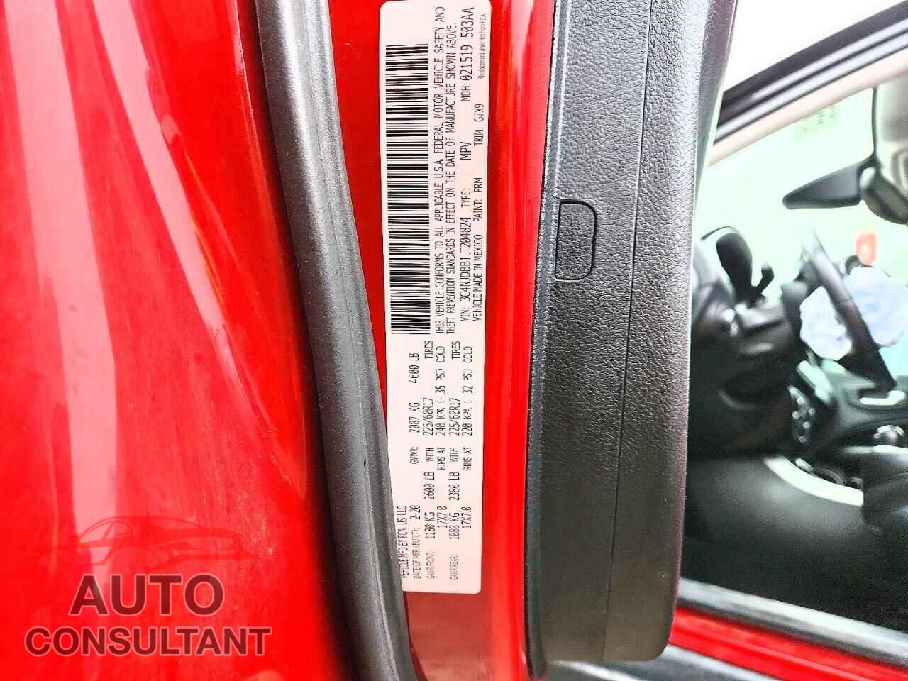 JEEP COMPASS 2020 - 3C4NJDBB1LT204824
