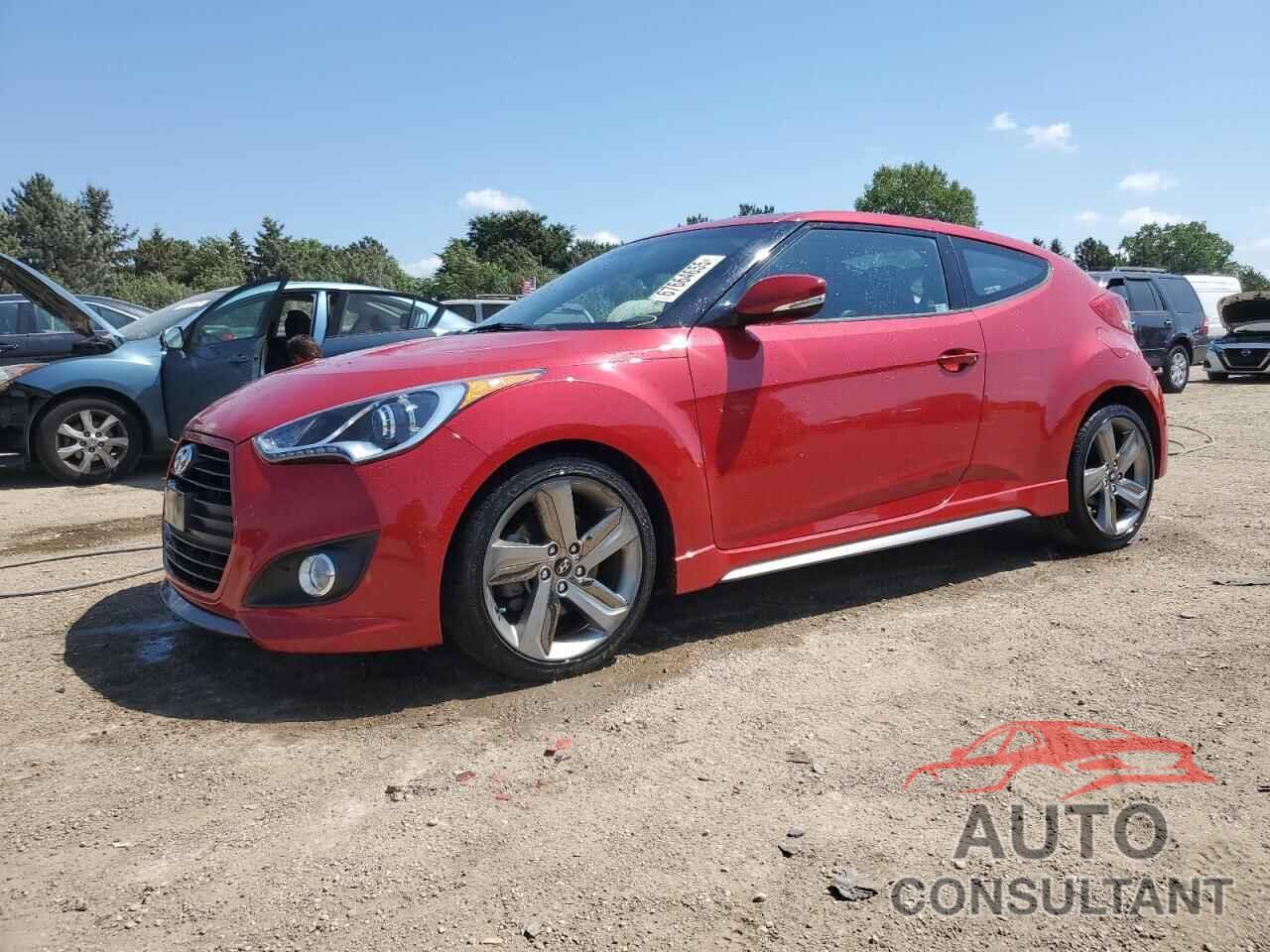 HYUNDAI VELOSTER 2013 - KMHTC6AE4DU106074