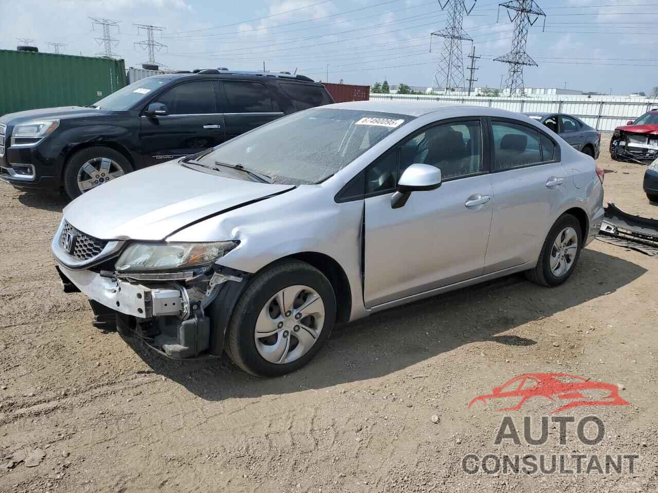 HONDA CIVIC 2013 - 19XFB2F58DE100525