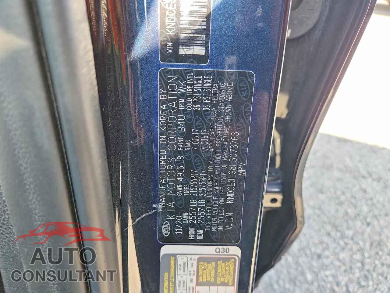 KIA NIRO 2020 - KNDCE3LG8L5073763