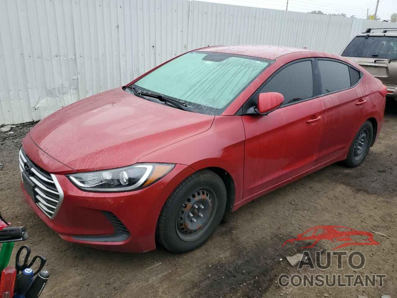 HYUNDAI ELANTRA 2017 - KMHD74LF3HU392122