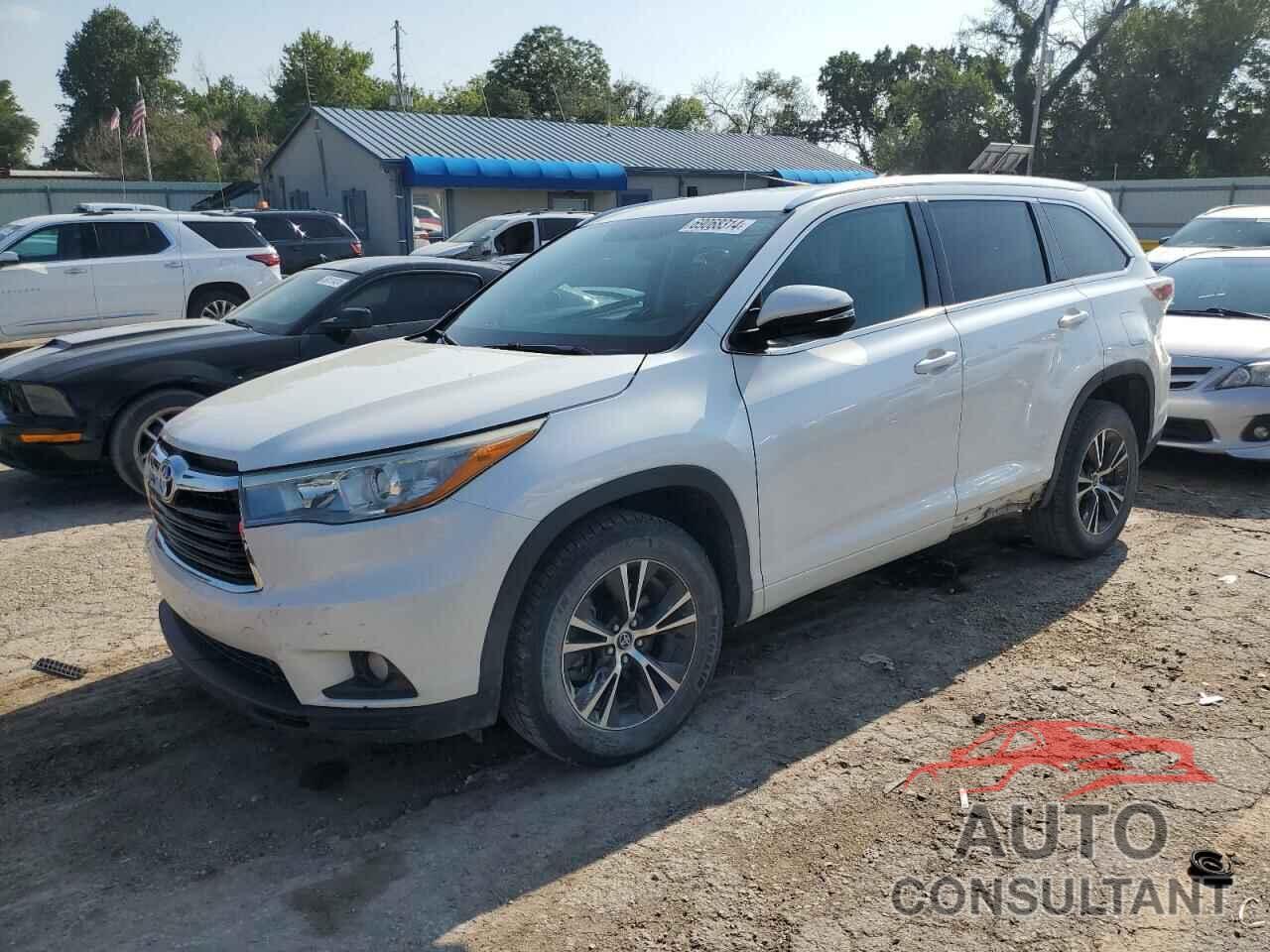 TOYOTA HIGHLANDER 2016 - 5TDKKRFH5GS126317