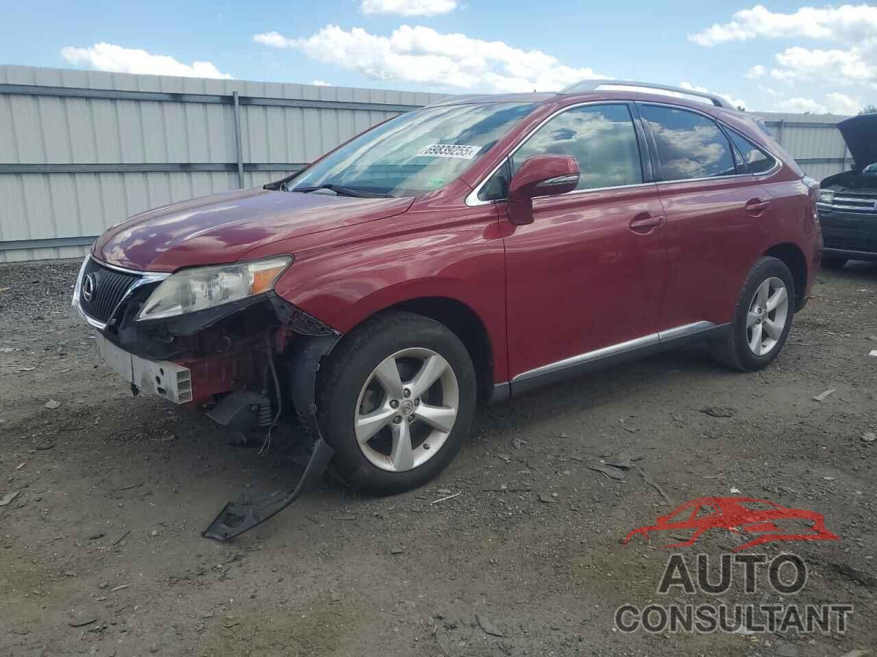 LEXUS RX350 2010 - 2T2BK1BA0AC048132