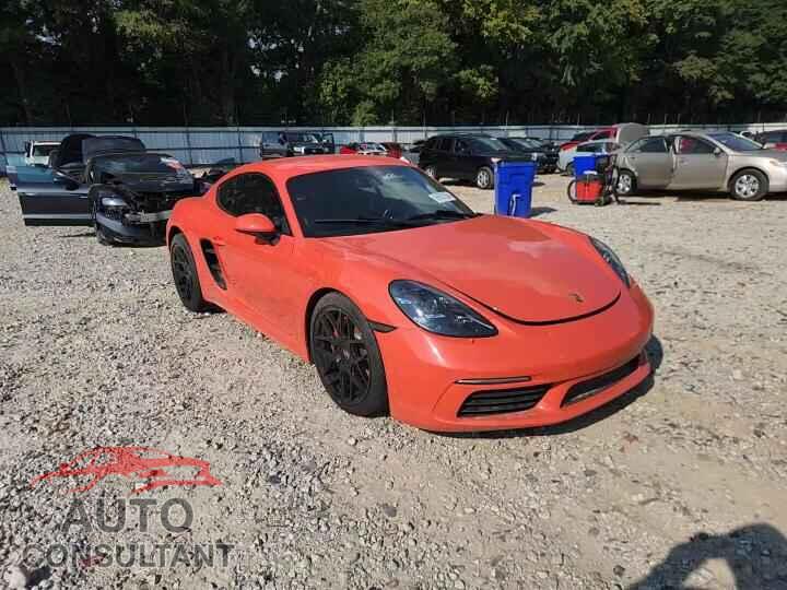 PORSCHE CAYMAN 2017 - WP0AB2A84HS285509
