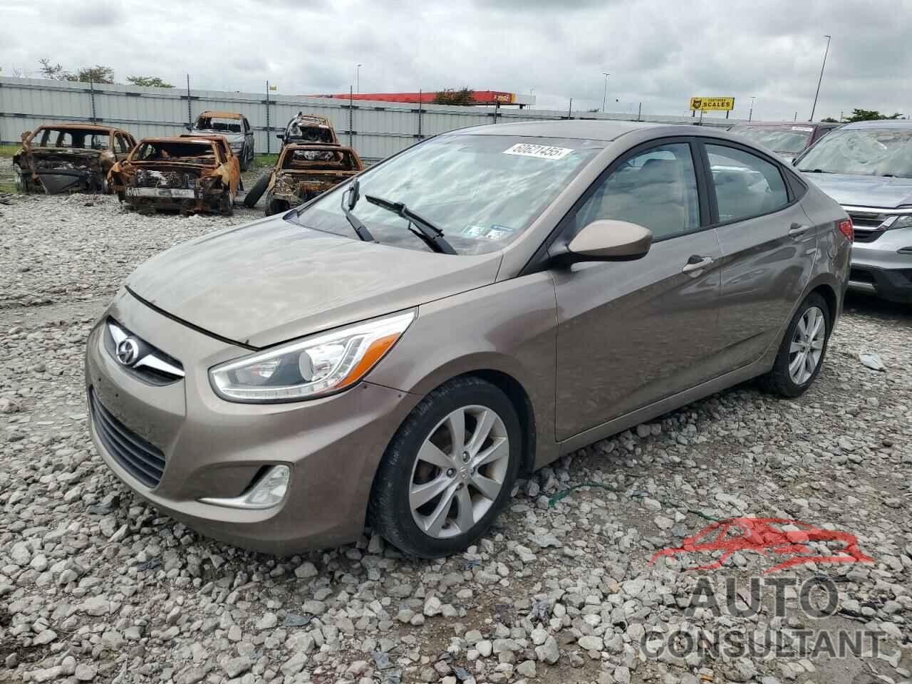 HYUNDAI ACCENT 2014 - KMHCU4AE3EU629251