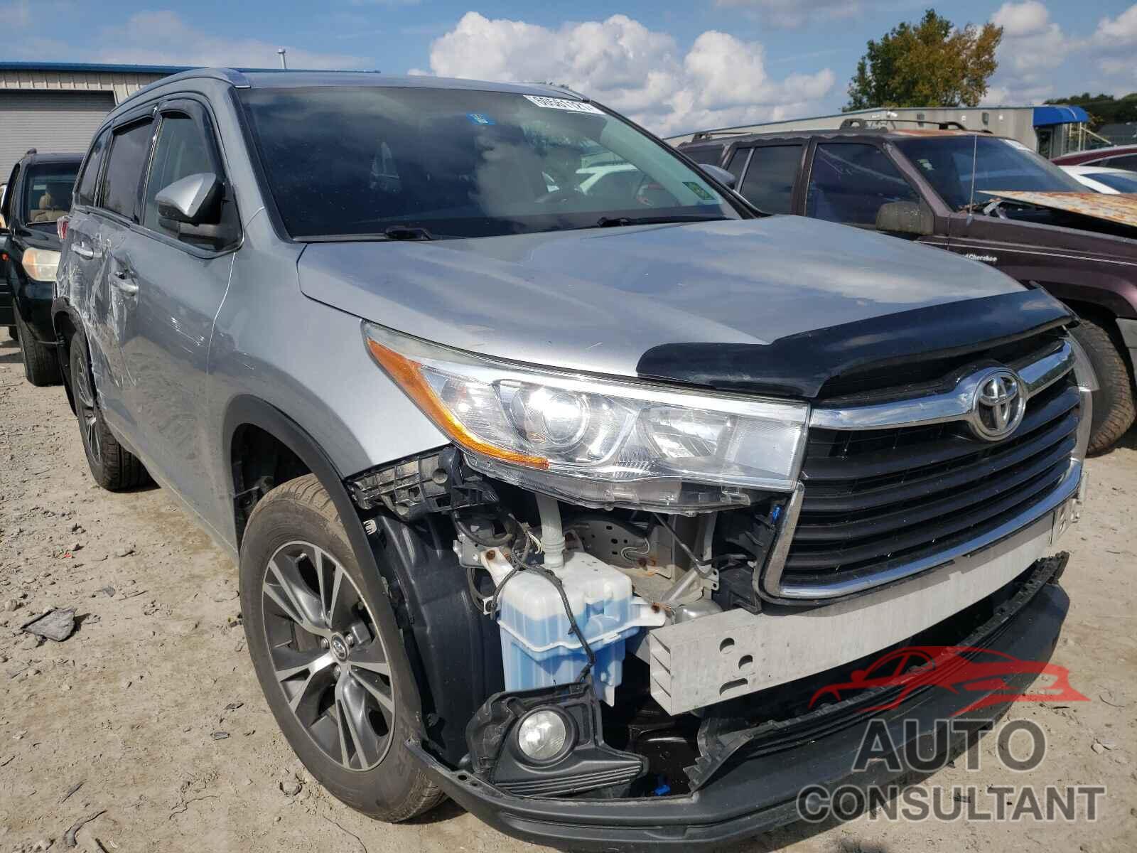 TOYOTA HIGHLANDER 2016 - 5TDJKRFHXGS300443