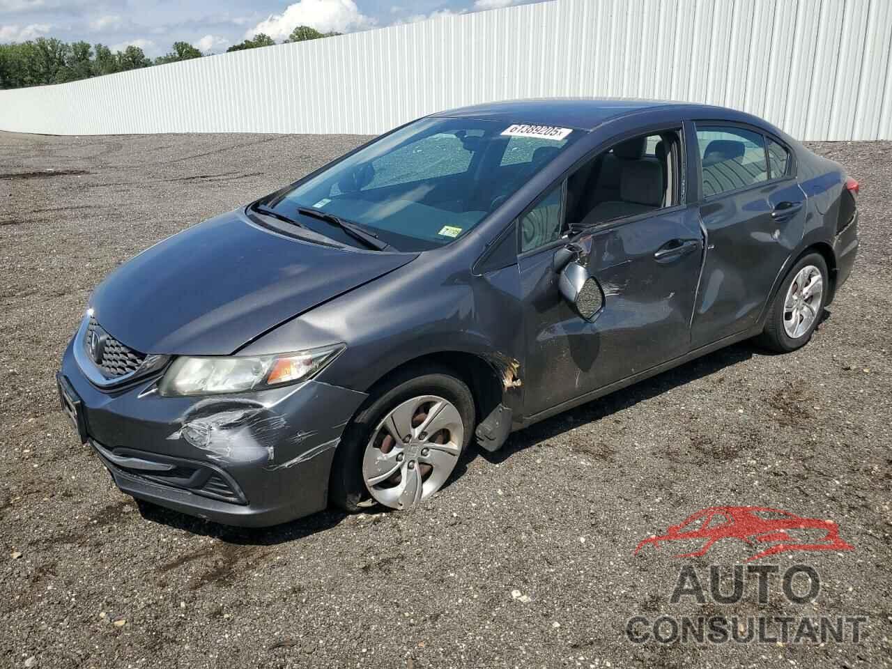 HONDA CIVIC 2013 - 2HGFB2F57DH568252