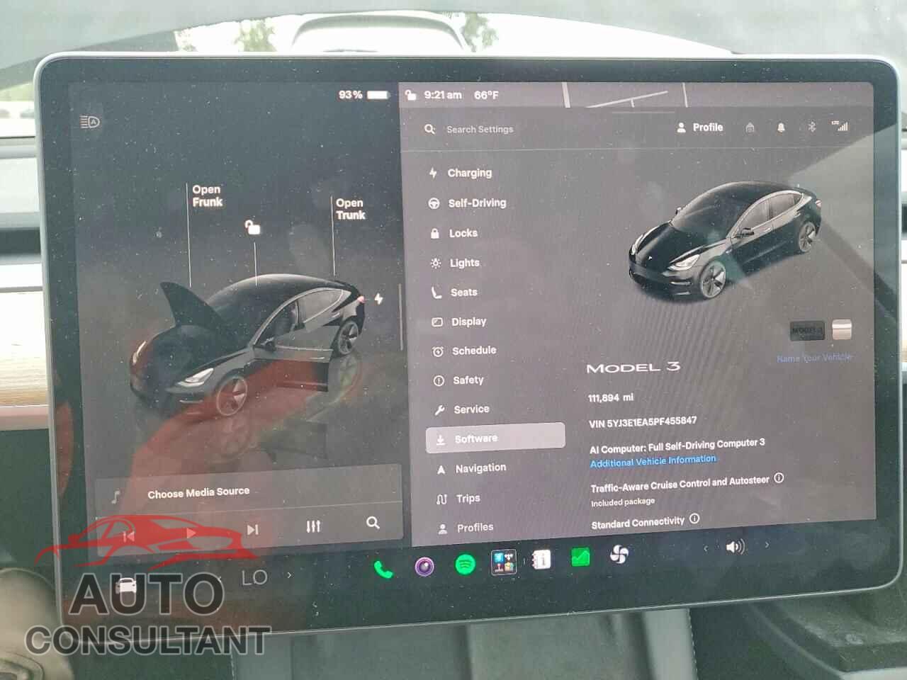 TESLA MODEL 3 2023 - 5YJ3E1EA5PF455847