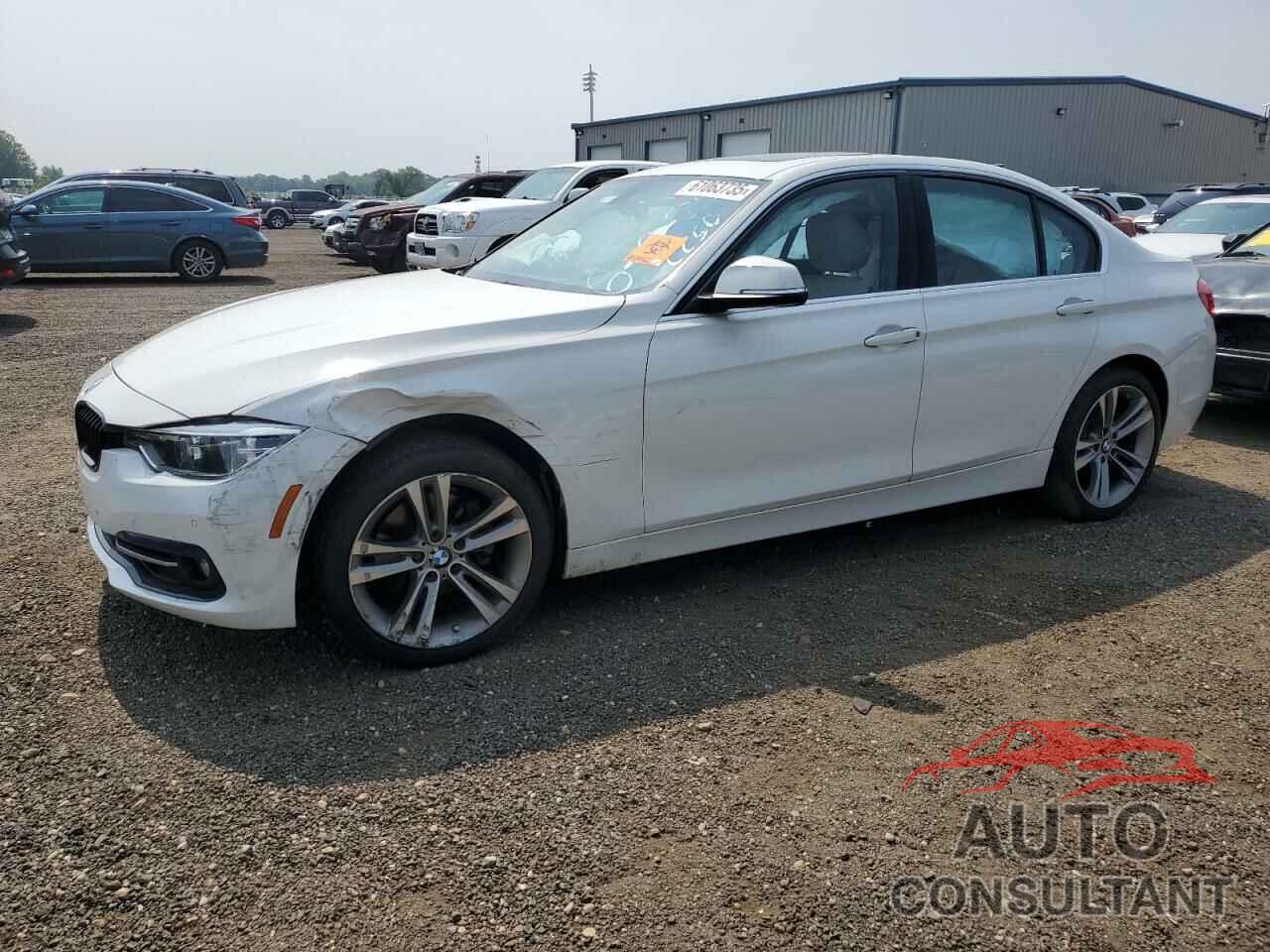 BMW 3 SERIES 2017 - WBA8B9G31HNU53976