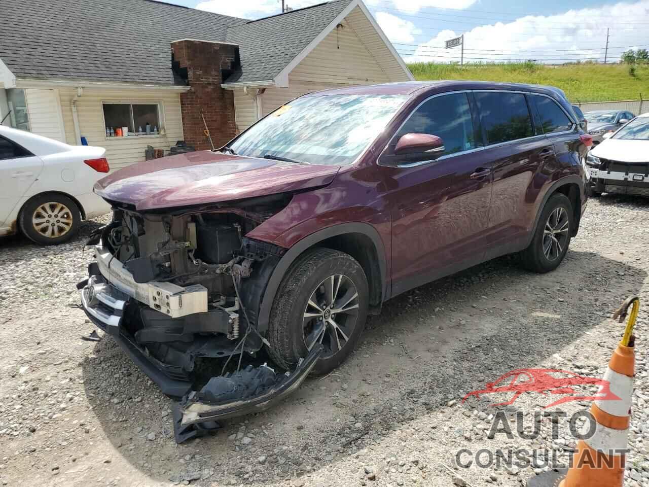 TOYOTA HIGHLANDER 2019 - 5TDBZRFHXKS962659