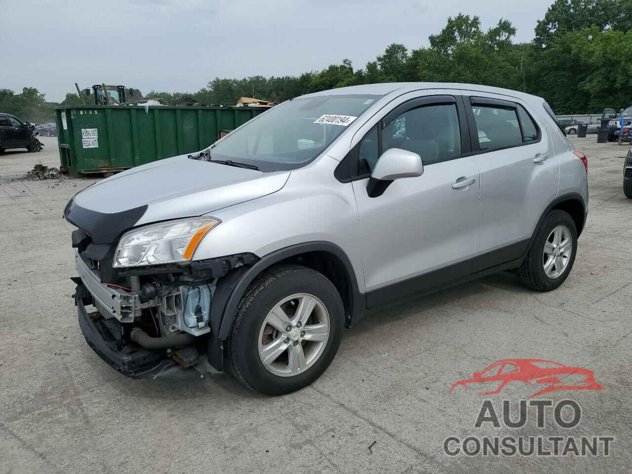 CHEVROLET TRAX 2016 - 3GNCJNSB2GL247658