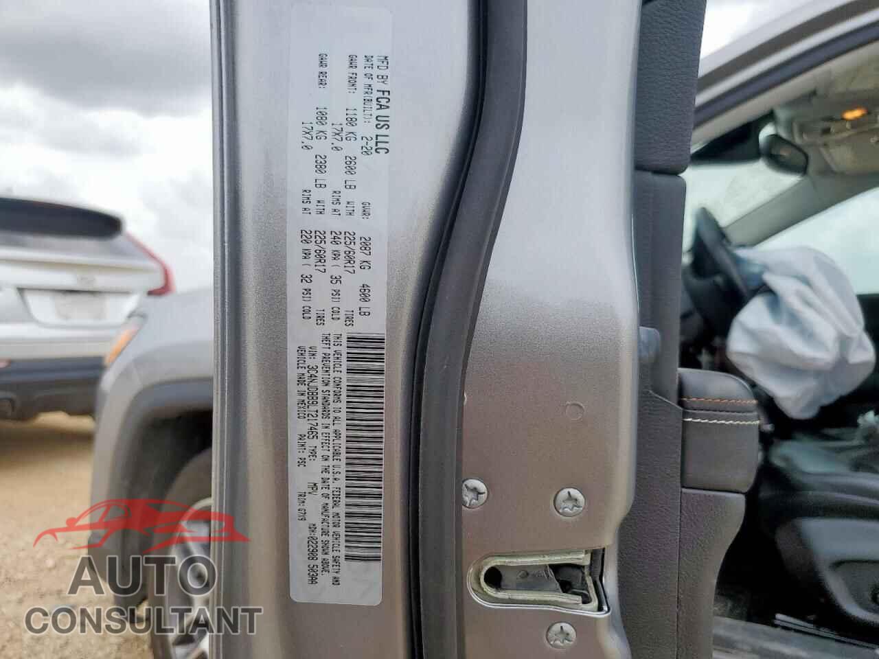 JEEP COMPASS 2020 - 3C4NJDBB9LT217465
