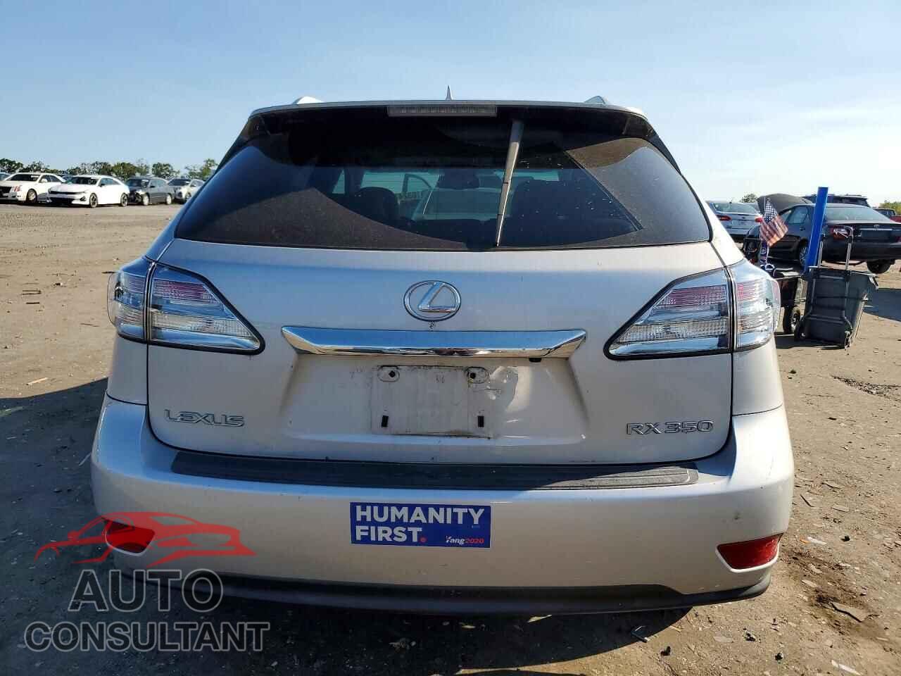 LEXUS RX350 2010 - 2T2BK1BA3AC018834