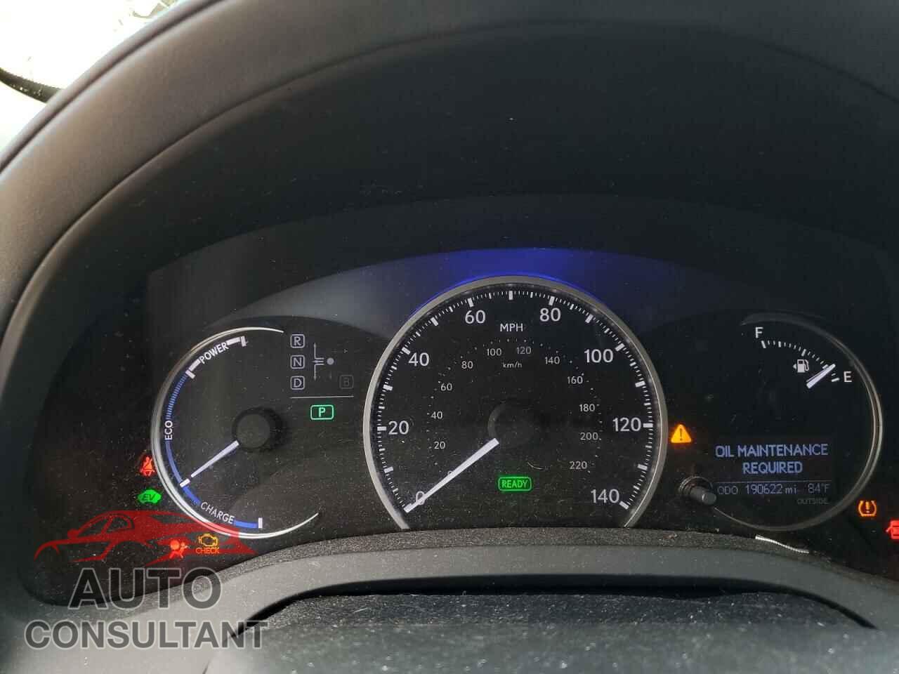 LEXUS CT 200 2012 - JTHKD5BH9C2067295