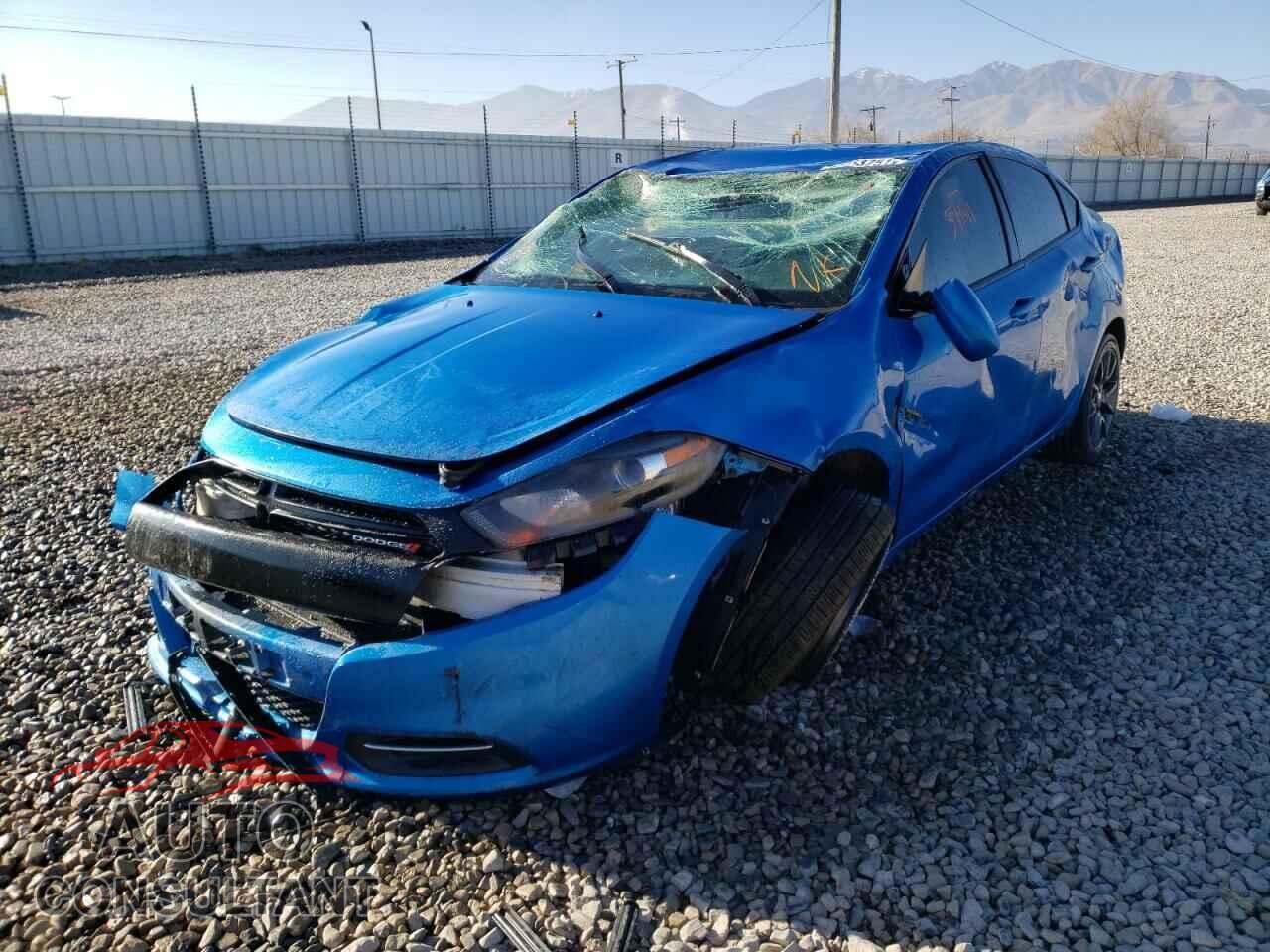 DODGE DART 2016 - 1C3CDFAAXGD578111