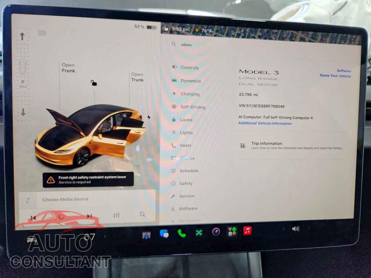 TESLA MODEL 3 2024 - 5YJ3E1EB8RF768046