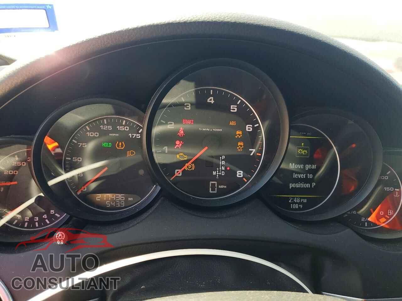 PORSCHE CAYENNE 2012 - WP1AA2A2XCLA01073