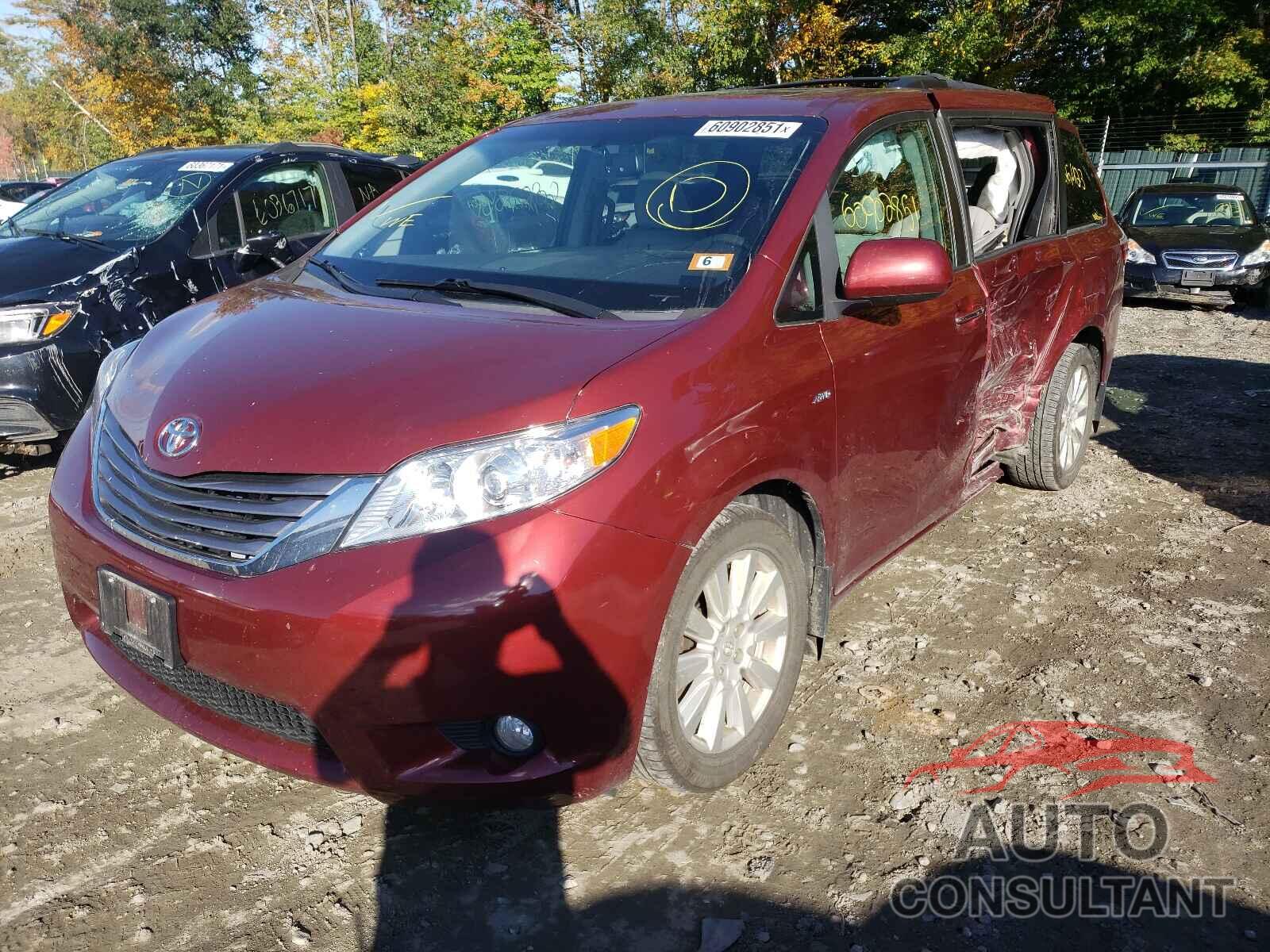 TOYOTA SIENNA 2017 - 5TDDZ3DC8HS169155