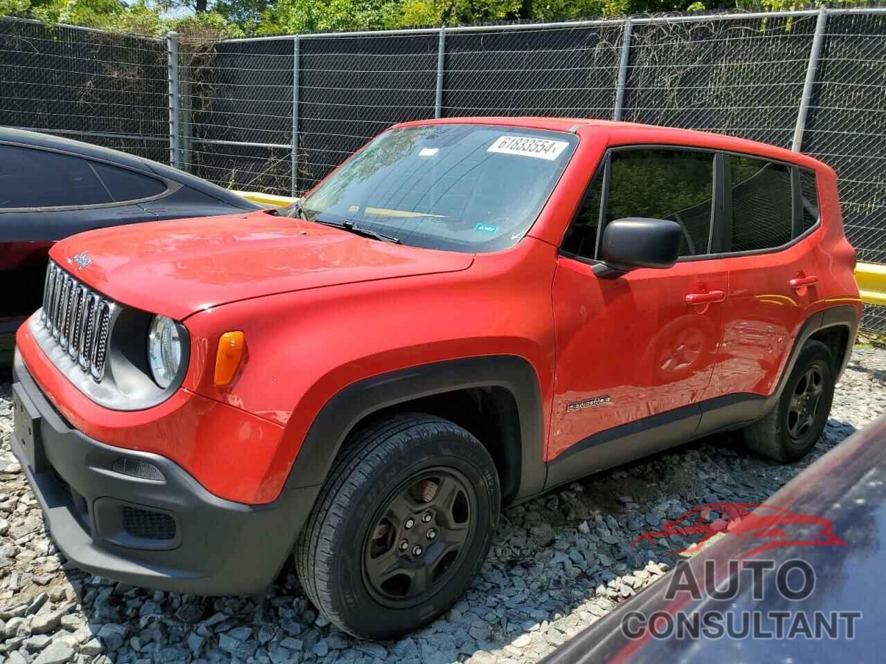 JEEP RENEGADE 2016 - ZACCJBAT9GPD20985