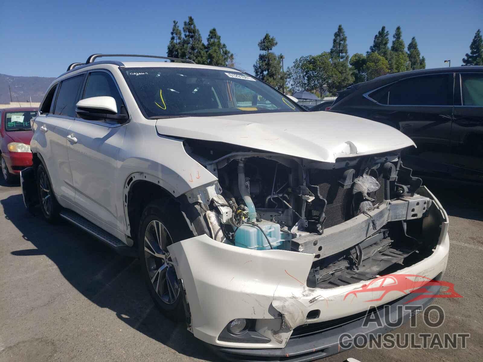 TOYOTA HIGHLANDER 2016 - 5TDKKRFH7GS145905