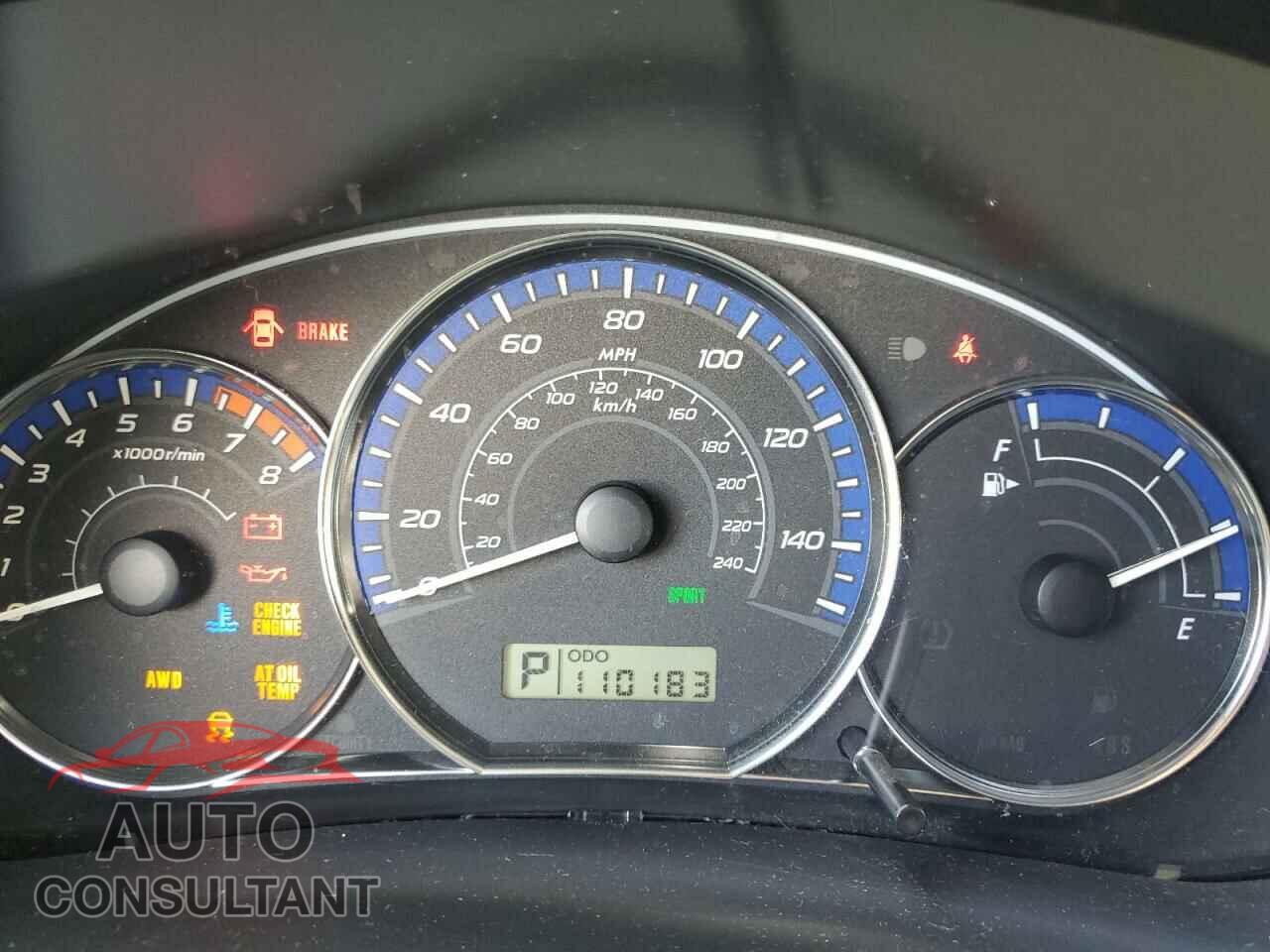 SUBARU FORESTER 2011 - JF2SHAEC7BH781213