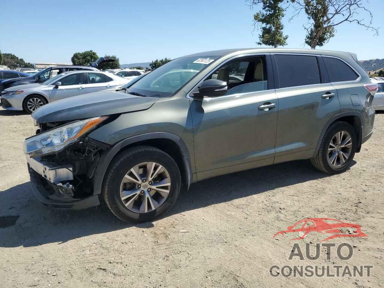 TOYOTA HIGHLANDER 2015 - 5TDBKRFHXFS103274