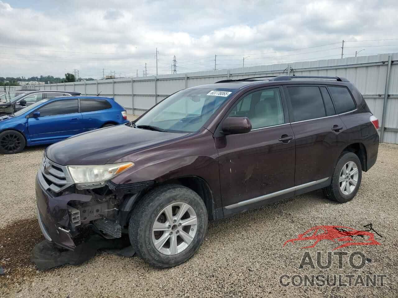 TOYOTA HIGHLANDER 2012 - 5TDBK3EH9CS099888