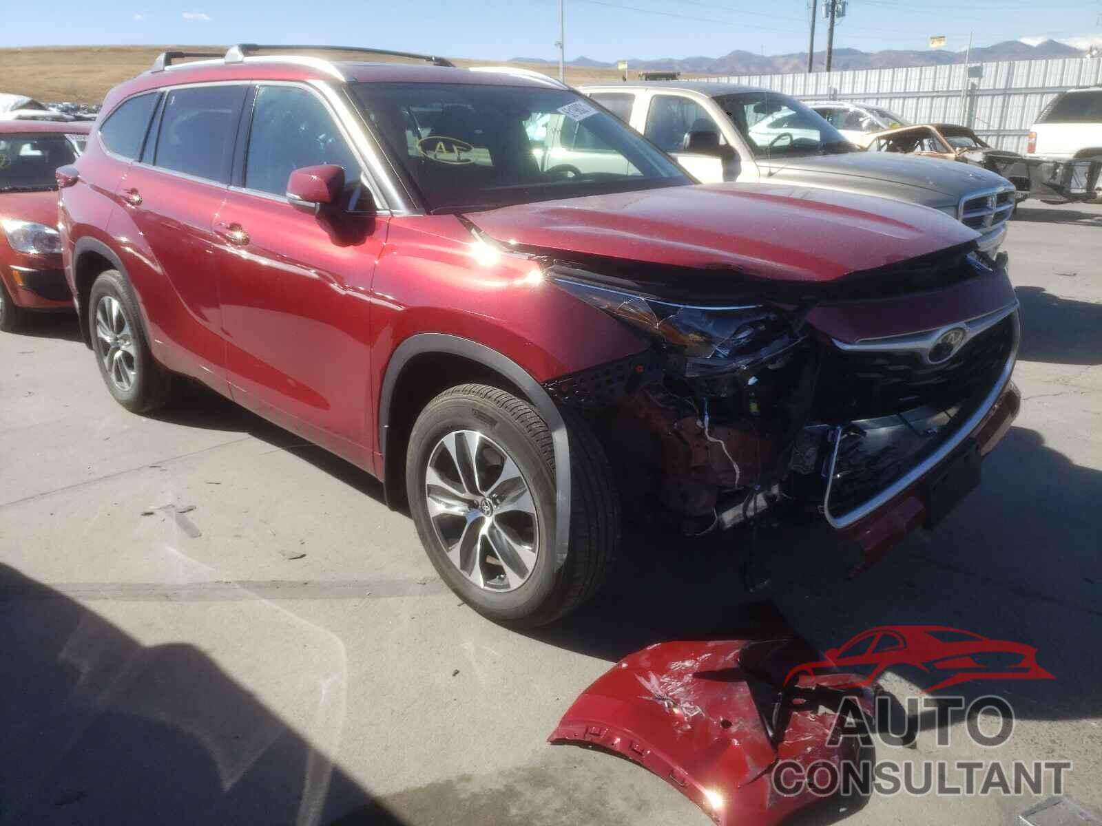 TOYOTA HIGHLANDER 2021 - 5TDHZRBH8MS074155