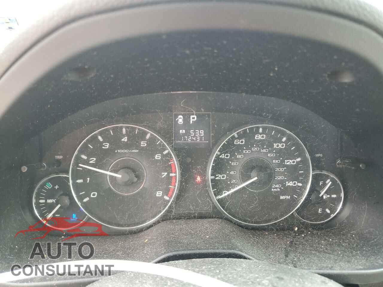 SUBARU OUTBACK 2012 - 4S4BRBCC4C3285588