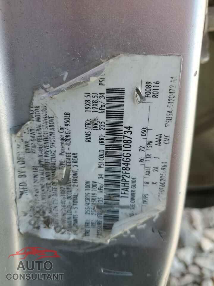 FORD TAURUS 2016 - 1FAHP2F84GG108734