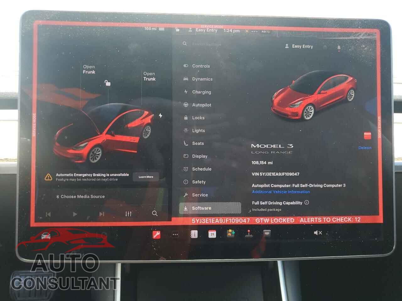 TESLA MODEL 3 2018 - 5YJ3E1EA9JF109047