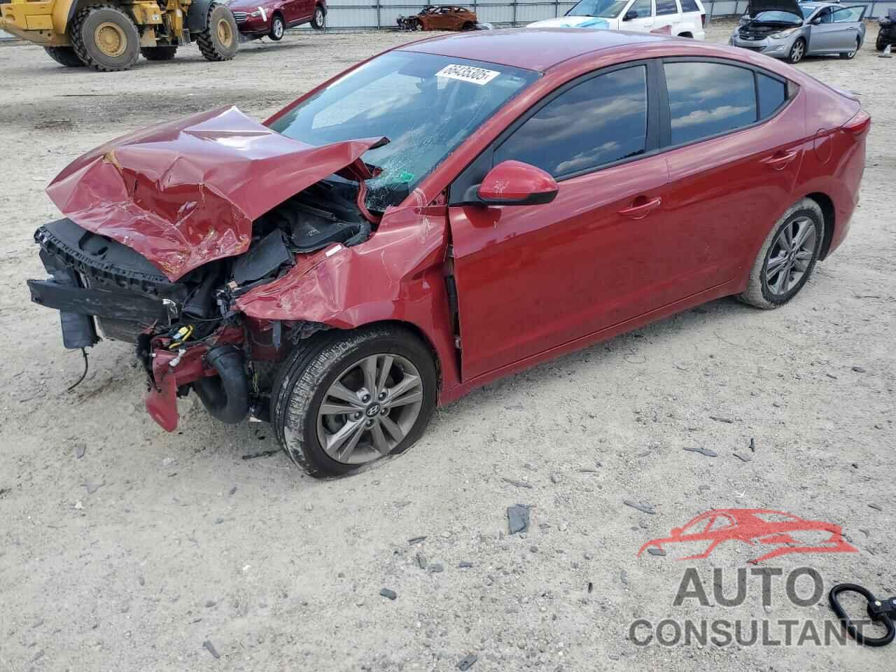 HYUNDAI ELANTRA 2017 - KMHD84LF9HU381462