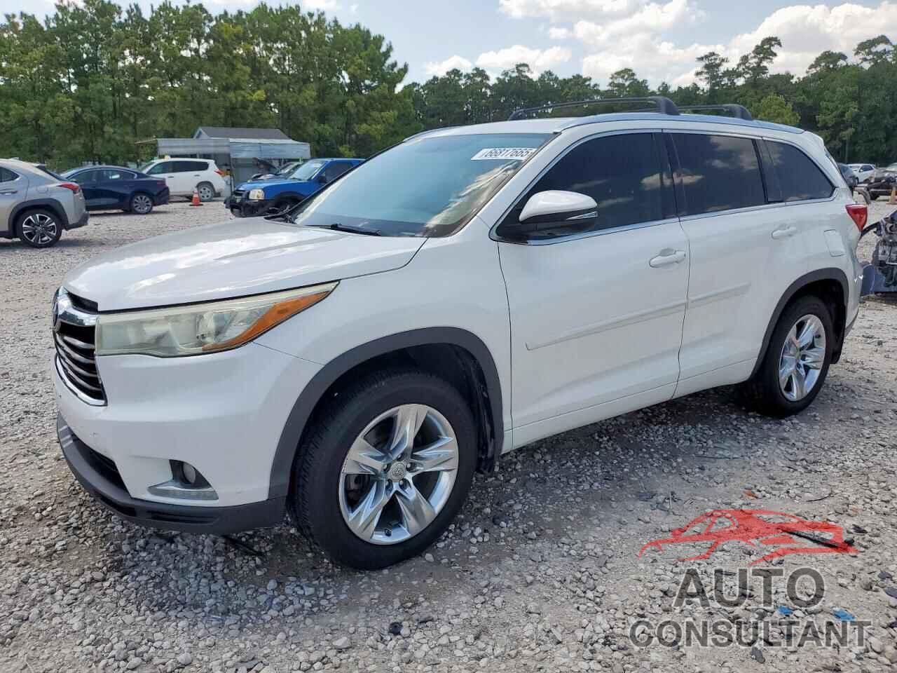 TOYOTA HIGHLANDER 2015 - 5TDDKRFH1FS133563