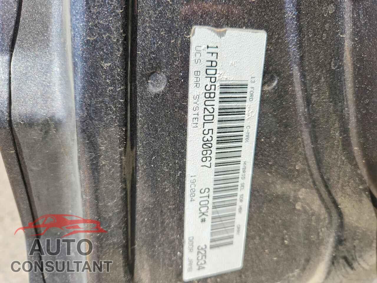 FORD CMAX 2013 - 1FADP5BU2DL530667