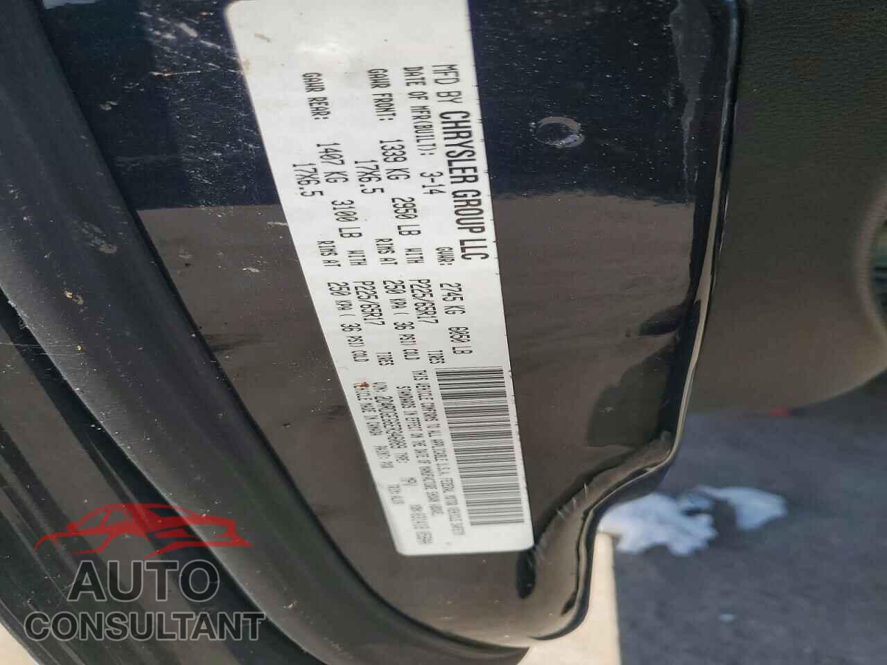 DODGE CARAVAN 2014 - 2C4RDGEG6ER346089